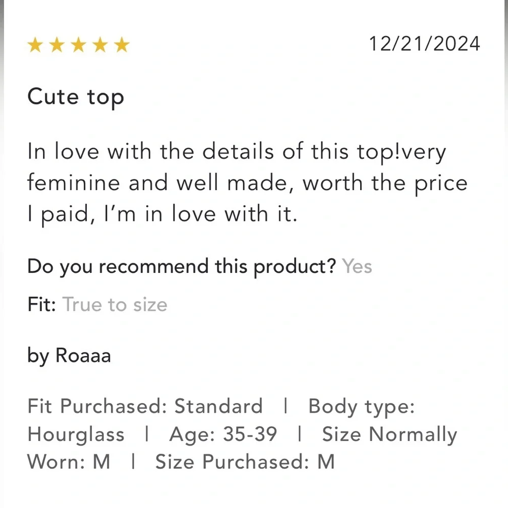 Anthropologie NWMaeve 3D Flower Pearl Top size S. - Picture 8 of 16